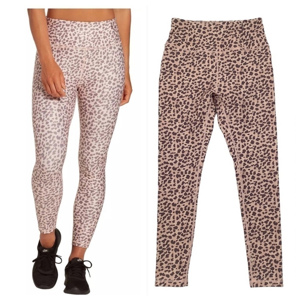CALIA Essential Leopard Print 7/8 Legging Size Small